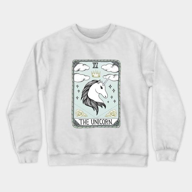 The Unicorn Crewneck Sweatshirt by Barlena